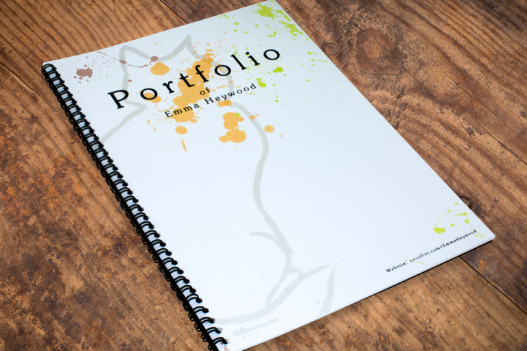 Spiral bound portfolio