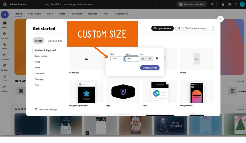 adobe express print ready pdf