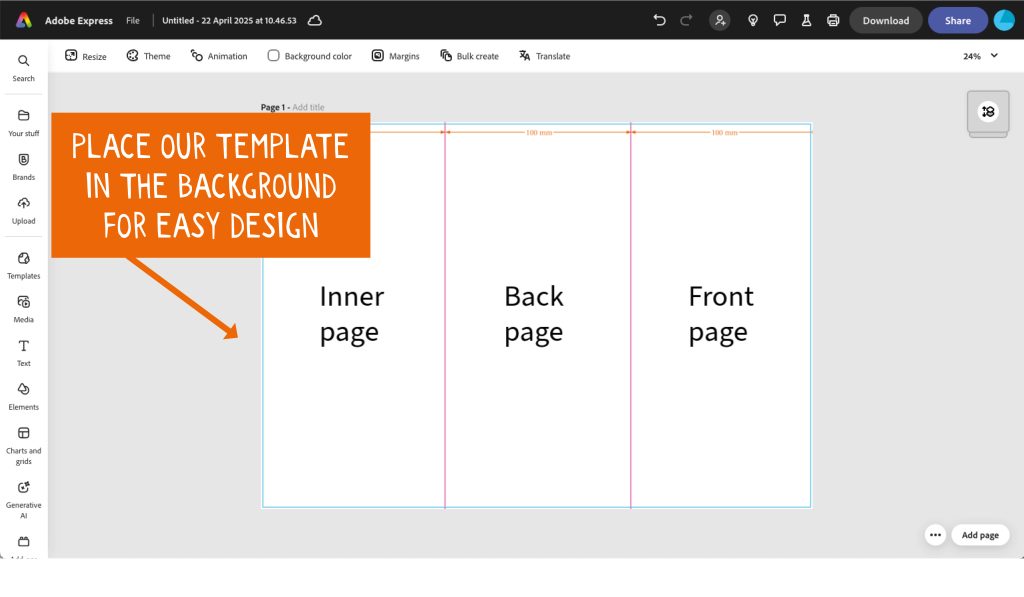 adobe express print ready pdf