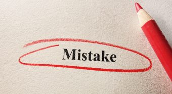 Proofreading mistakes