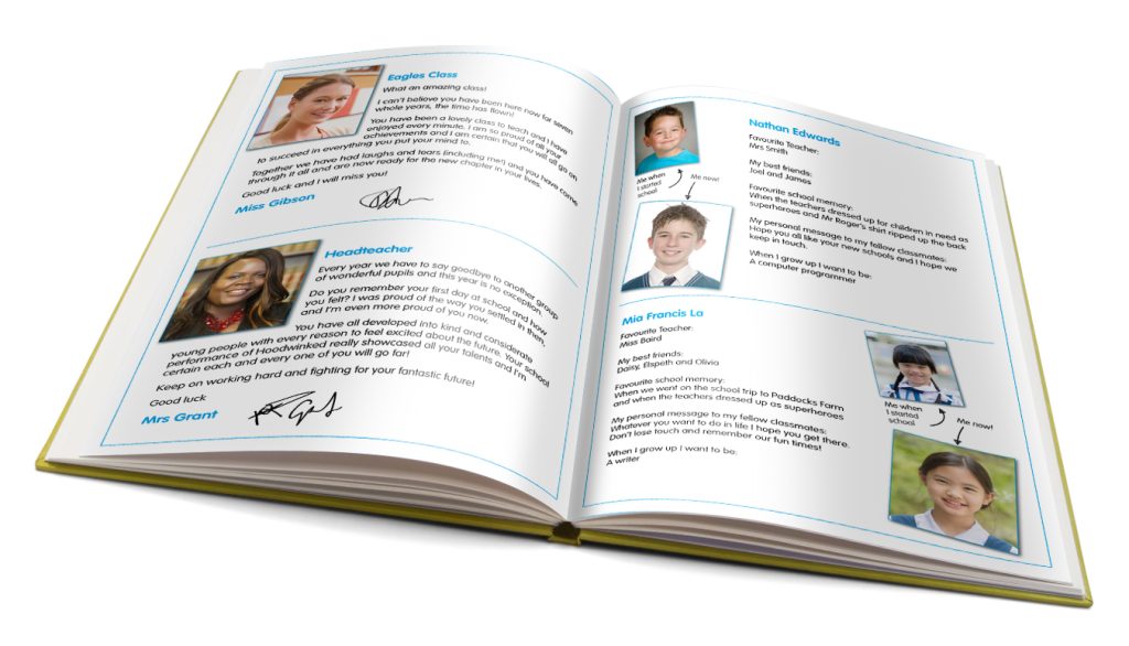 design the perfect school yearbook