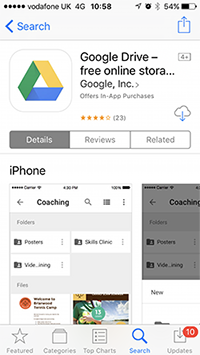 Google Drive app