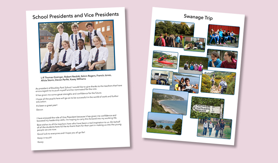 design the perfect school yearbook