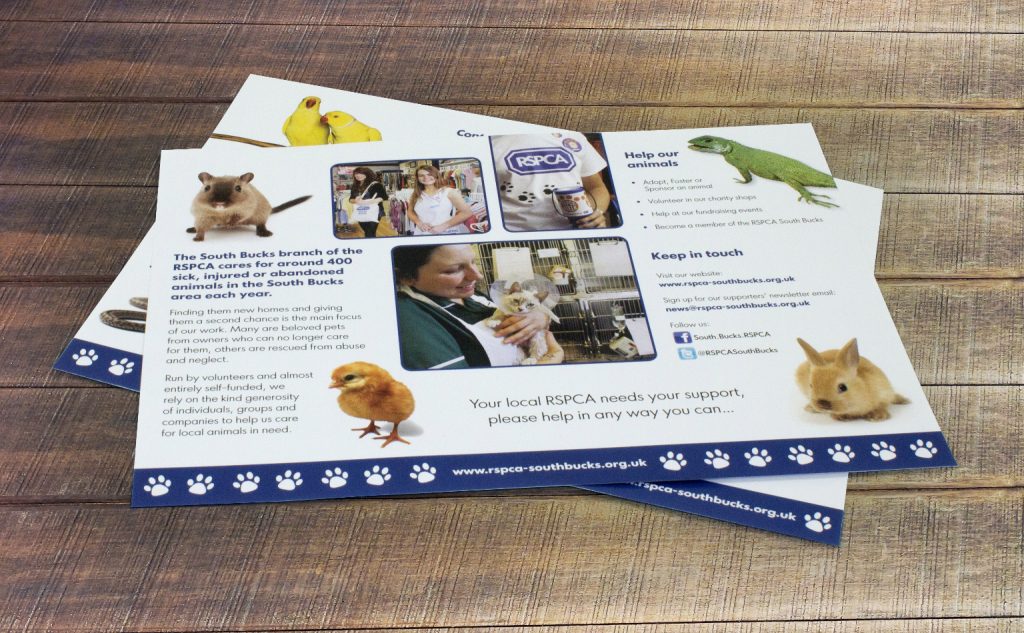 Leaflet printing