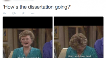 Funny dissertation tweets
